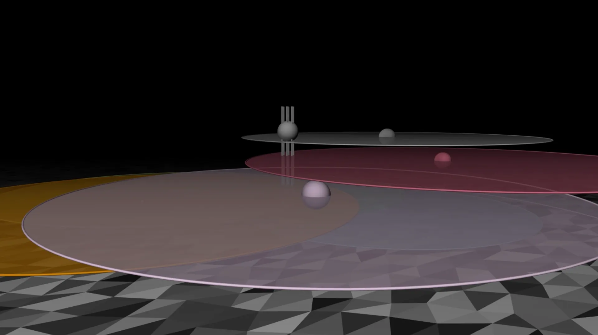Screenshot of the 3D radio experience Cognitive Dissonance screenshot