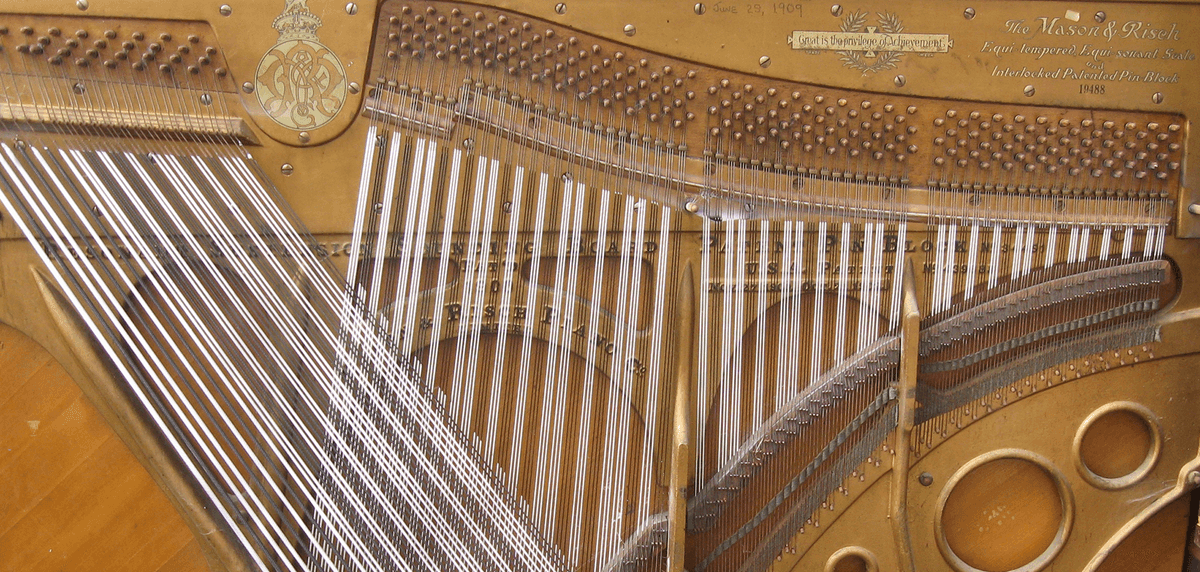 The Decomposing Pianos harp