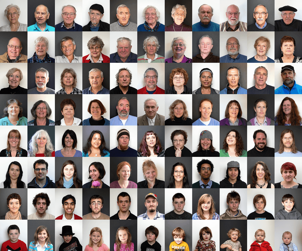 88 Years (final multi-portrait)